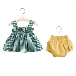 Clothing Sets Girls 2 Pcs Set Kids Clothes Suits Children Baby Outfits Summer 24-026