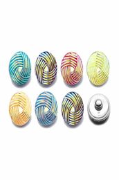 Silicone 18mm Acrylic Resin Uneven Resin Snap Button 014 Fit Charm Interchangeable Bracelets Jewellery For Women Accessories2787469