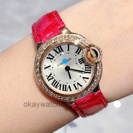 Unisex Dials Automatic Working Watches Carter Blue Balloon 18k Rose Gold Set English Watch Womens WGBB0007