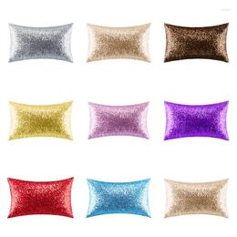 Pillow Fashion Sequin Cover 30x50cm Sofa Decor Decorative Pillowcase Golden Pink Sequins Covers 40x40cm