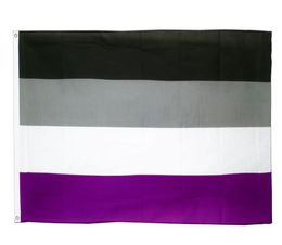 90x150cm LGBTQIA Ace Community Asexuality asexual Flag nonsexuality pride derect factory hanging 100 polyester5938236