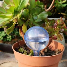 Kits 1pcs Automatic Flower Watering Device Plant Waterer Self Watering Globes Bird Shape Hand Blown ClearPlastic Aqua Bulbs