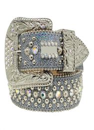 Fashion Belts for Women Designer Mens Simon rhinestone belt with bling rhinestones as gift1768061