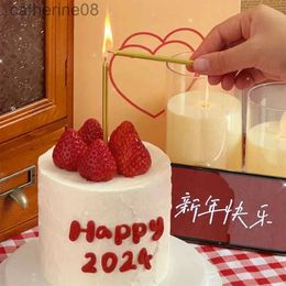 Candles Birthday Candle Cake Baking Decoration Curve Rotating Curved Candle Romantic Party Colored Candle Multiple Style d240429