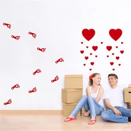 Wall Stickers Floor Valentine's Day Layout Surprise Road Family Home Sticker Decoration Pegatinas De Pared