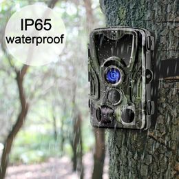 Wildlife Trail Cameras 24MP 1080P IP65 Hunting Camera HC801A PIR Sensor Night Vision Po Traps Wireless Surveillance 240426