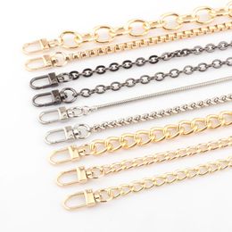 40120cm Women Metal Gold chain Adornment Purse Straps Bag Parts Bags Chains Belt For Handbags mini accessories 240420