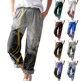 Women's Pants Casual Fashionable Comfortable Printing With Pockets Youthful Skin Friendly Ropa Mujer Juvenil