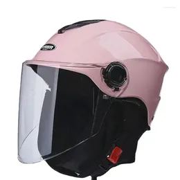 Motorcycle Helmets Winter Helmet Electric Vehicle Warm And Windproof Detachable Scarf Riding Safety Half