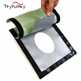 Shelters Tent Protective Cover Stove Hole Jack with Rain Flap Flameretardant Stove Chimney Pipe Antiscalding Protection Ring