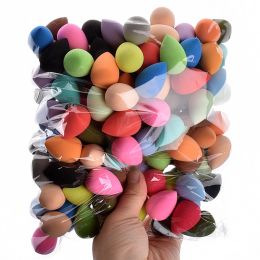 Puff 100~500Pcs Wholesale Mini Makeup Sponge Beauty Egg Wet&Dry Dual Use Soft Foundation Puff Concealer Flawless Mixed Cosmetic Spong