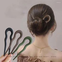 Hair Clips Japan Sticks Women Hairclip Simplicity Matte Wave Girls Hairpins Bun Maker Accessories