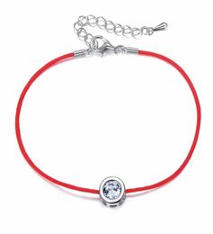 9 Farben Rotes Seilarmband Runde 6mm Kubikzirkon Charme Freundschaftsbänder Armreifen für Frauen Hochzeitsfeier Schmuck Geschenk2539223