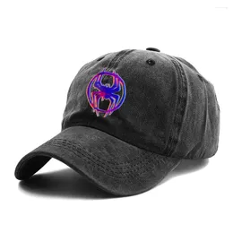 Ball Caps Spiderverse Logo Spider Baseball Peaked Cap Sun Shade Hats For Men Women