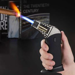 Practical Strong Torch Welding Without Gas Lighter Gun Windproof Cigar Lighter With Recyclable Iatable