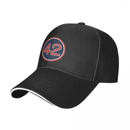 Ball Caps Lucky Black Number #42 Printing Baseball For Women Leisure Hip Hop Trucker Cap Cool Coquette Sunscreen Hat