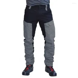 Calça masculina cargo homens com painéis de verão calças de verão leves masculino respirável Macho de vários bolsos homens de streetwear ao ar livre S-5xl