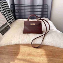 Totes Handbag KY L Palm Pattern Bag Small Leather Bag Genuine Leather Womens Crossbody Bag 2024 Winter Luxury One Shoulder Handbag