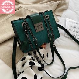 Bag Scrub Leather Crossbody Bags For Women 2024 Small Luxury Quality Shoulder Simple Female Travel Chain Handbags And Purses