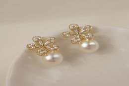 925 sterling silver Dangling galaxy earrings peach earings Pearl 2021 indian Jewellery charms korea Bridal5159464