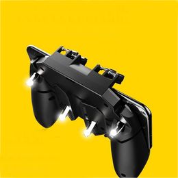 Mimo AK66 Chicken Eating God MEMO Six Finger Linkage Integrated Chicken Eating Controller Game Assist Advantage Impulse Game controller