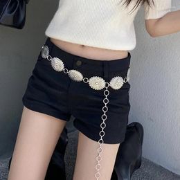 Belts Adjustable Waist Belt Modern Sexy For Street Dance Music Festival Jeans Dress Body Jewelry Chain Metallic