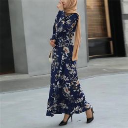 Spring Summer Female Solid Full Sleeve O-neck Casual Dress Women Bohemian Long Dress Woman Muslim Maxi Dresses 240428