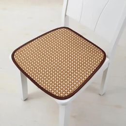 Pillow Chinese Style Horseshoe Shaped Home Summer Breathable Non-slip Dining Chair Pads Simple Office Cool Stool