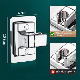 Set 1pc Shower Head Holder Adjustable Wall Mounted SelfAdhesive Showerhead Handheld Bracket Bathroom Accessories