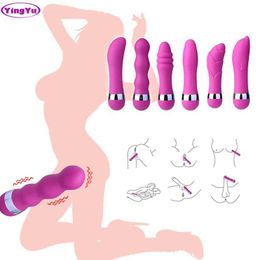 Multi-speed Vibrator AV Vibrator G-Spot Vibration Dildo Erotic Clit Massager Masturbator Anal Plug Adult Sex Toys For Women 0G4W