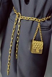 Fashion Luxury Designer Women Chain Belts for Pants Dress Mini Vintage Waist Gold Metal Bag Waistband Body Jewellery Accessories 2205322839