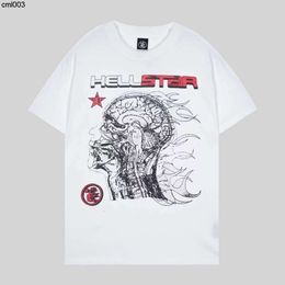 Hell Star t Shirt Mens Designer Shirts Summer Leisure Fashion High Quality Hip Hop Street Brand Clothing with Letter Printing