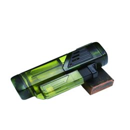 Debang Portable Plastic Cigar Lighter Torch Jet Refillable Butane Without Gas Cigars Lighters Accessories For Camping