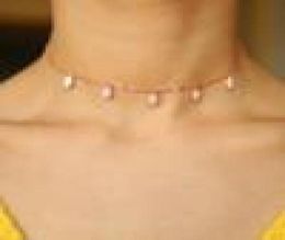 rose gold plated fashion women Jewellery 337cm short choker chain marquise cz eye charm women choker necklace6299108