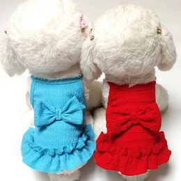 Dog Apparel Summer Costume Dress Skirt Cat Puppy Clothes Yorkshire Terriers Pomeranian Shih Tzu Maltese Poodle Bichon Frise Pet Clothing