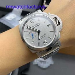 Exciting Wrist Watch Panerai LUMINOR Series 42mm Diameter Mens Automatic Mechanical Sports Leisure Business Luxury Watch PAM00977 Steel 42mm