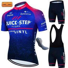 Quick Step 7 Hours Pad Mens Cycling Suit Man Bicycle Clothing Bike Jersey Mtb Road Bi Cycle Wear Male Set Sets 240416