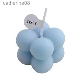1GP3 Candles Small Scented Mini Cube Bubble Shaped Wax Candles Drop Shipping d240429