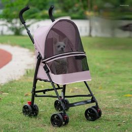 Dog Carrier Pet Trolley Cat Cart Teddy Out Light Foldable Small Dogs