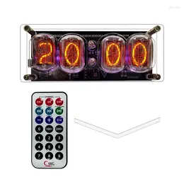 Clocks Accessories Nixie Clock In12 Glow Tube Retro Nostalgic Electronic Creative Gift Ornament Easy To Use