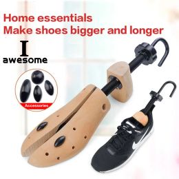 Accessories High Quality Wooden Shoe Trees Adjustable Shape For Women Men Wood Shoes Tree Professional Shoe Stretchers Extender Keeper