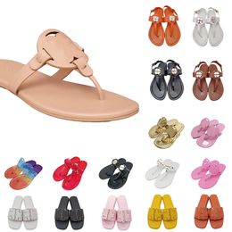 aaa+ Quality Miller Soft sandals famous designer women slippers slide charm sliders black brown plat-form womens shoes summer beach flip flops clogs sandale slides