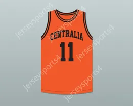 CUSTOM NAY Name Mens Youth/Kids DETLEF SCHREMPF 11 CENTRALIA HIGH SCHOOL TIGERS ORANGE BASKETBALL JERSEY 1 TOP Stitched S-6XL