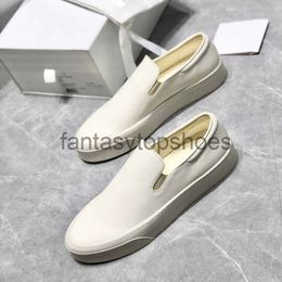 The Row new Lefu TR on 22 put simple shoes style leather casual sports small white shoes for women 6GX9