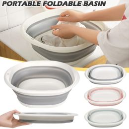 Basins Plastic Folding Basins Bathroom Portable Washtub Travel Camping Washing Up Bowl Multifunction Fordable Basin Baby Foot Basin