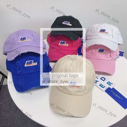 ADER Cap Designer Fashion Korean Ader Error Niche Trendy Hat AE Irregular Hole Cut Baseball Cap Fashionable Duckbill Cap
