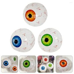 Party Decoration Scary Eyeballs Clear Balloons Halloween Props Inflatable Aluminum Film Bouncy Haunted
