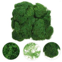 Decorative Flowers Decor Artificial Moss Green For Decorating Plant Accessories Crafts Faux