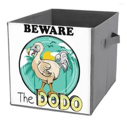 Storage Bags Bins Beware The DODO Large Capacity Vintage Folding Box And Great To Touch Can Be Folded Of Clothes