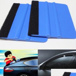 Other Car Lights Vinyl Film Wrap Tools Squeegee With Felt Soft Wall Paper Scraper Mobile Sn Protector Instal Tool Drop Delivery Autom Ot8Ua